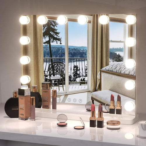 Hollywood Vanity Makeup Mirror with Dimmable Adjustable LED Lighting