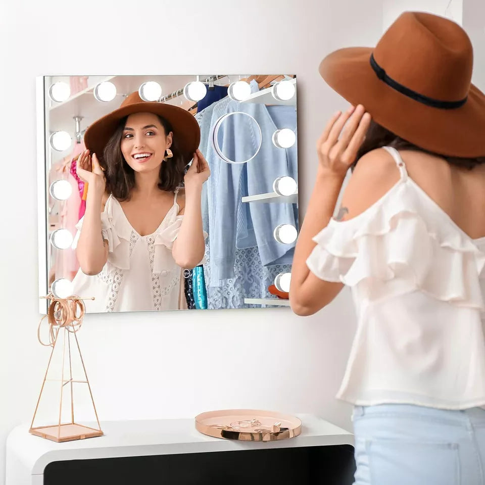 Hollywood Vanity Makeup Mirror with Dimmable Adjustable LED Lighting